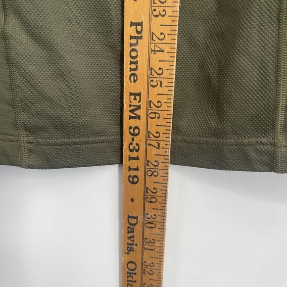 Nike Green Pro Combat Dri-Fit Fitted Mock Thermal Pullover Top Size Medium - Picture 8 of 8